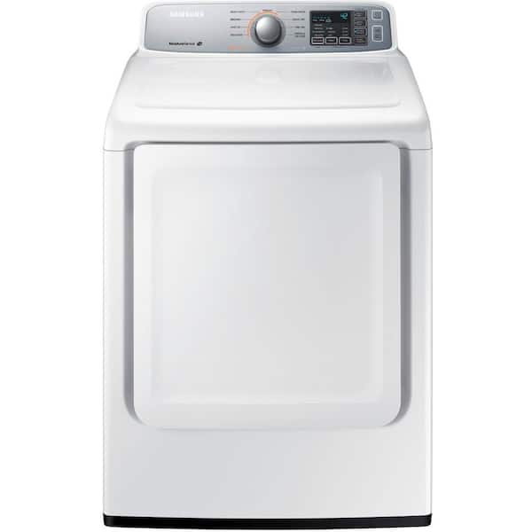 Samsung 7.4 cu. ft. Electric Dryer in White