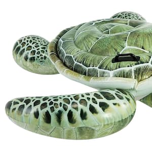 Realistic Sea Turtle Ride-On Pool Inflatable