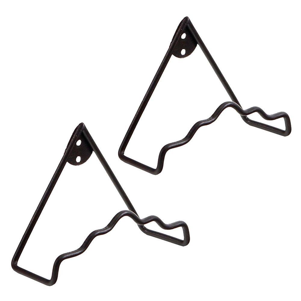 6.3 in. W Roman Bronze Metal Plate Wall Hangers Bracket (Set of 2), Powder Coat Finish, Medium Size, Home Accessory price history on PriceWatchPro