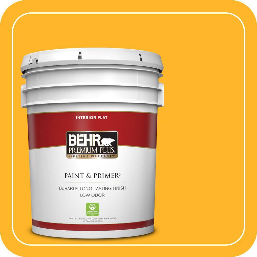 5 gal. #P260-7 Extreme Yellow Flat Low Odor Interior Paint & Primer price history on PriceWatchPro