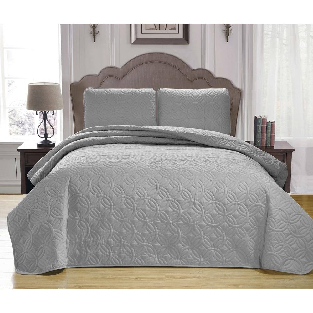 Kennelly Chocolate Full/Queen Bedspread Set