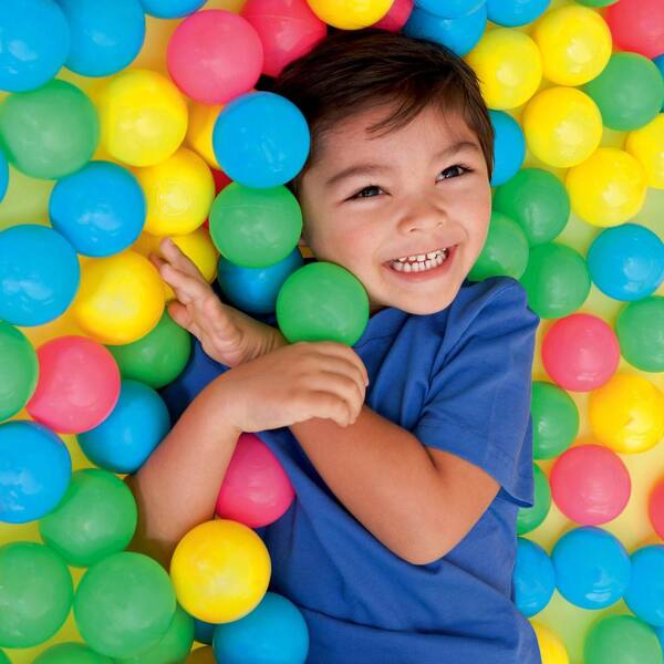 New Fisher-Price 500 2.5" Play Balls 500pc 4 Assorted Color Ball Pit Smooth Seam 