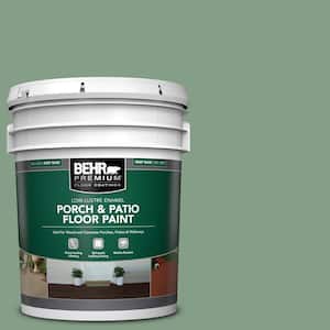 5 gal. #S410-5 Track Green Low-Lustre Enamel Interior/Exterior Porch and Patio Floor Paint