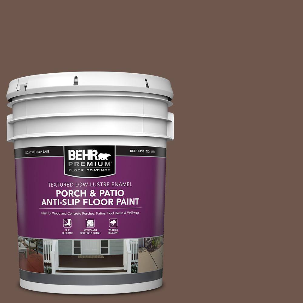 5 gal. #N170-6 Natural Bark Textured Low-Lustre Enamel Interior/Exterior Porch and Patio Anti-Slip Floor Paint price history on PriceWatchPro