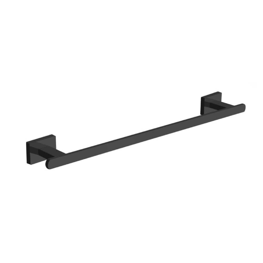 General Hotel 17.8 in. Wall Mounted Towel Bar in Black price history on PriceWatchPro