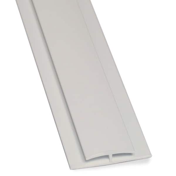 Unbranded 8 ft. x 1-3/8 in. x 1/4 in. PVC FRP Division Bar Moulding