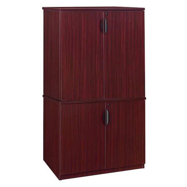 Regency Magons 29 in. Mahogany Storage Cabinet with Second 35 in. Storage Cabinet