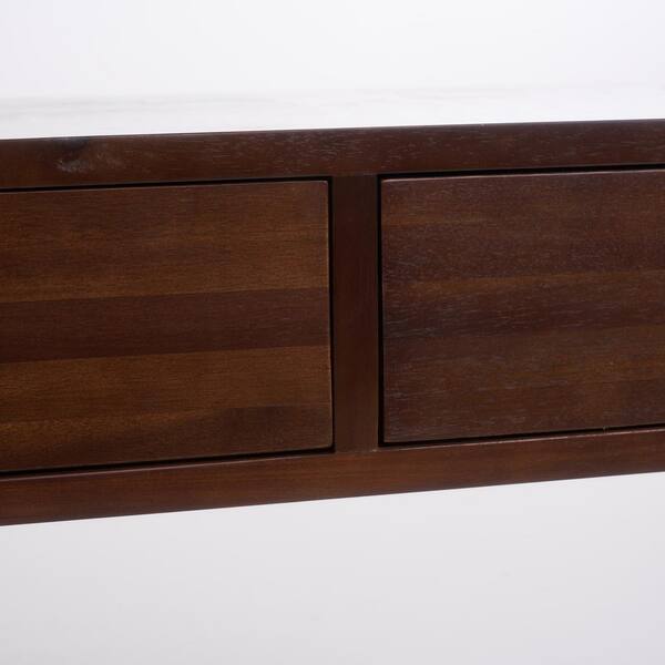 julio console table walnut