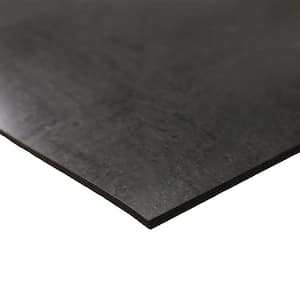 General Purpose Rubber Sheet 60A - Black - 0.25 in. x 12 in. x 12 in. (10-Pack)