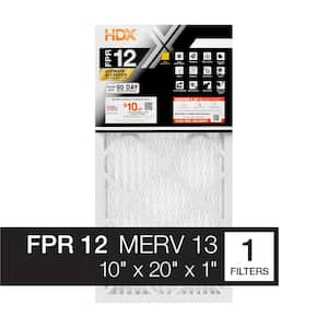 10 in. x 20 in. x 1 in. Elite Allergen Pleated Air Filter FPR 12, MERV 13