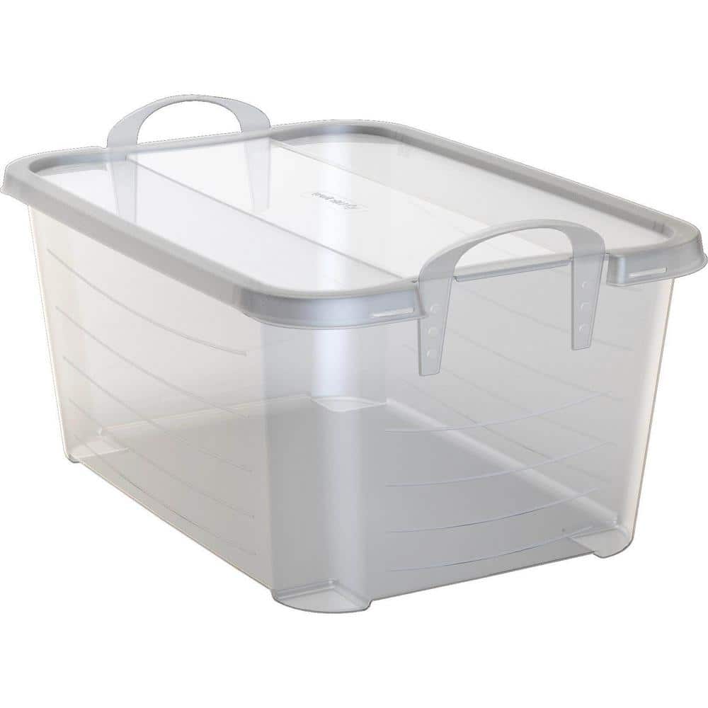Clear Stackable Closet and Storage Box 55 Qt. Containers, (6-Pack) price history on PriceWatchPro