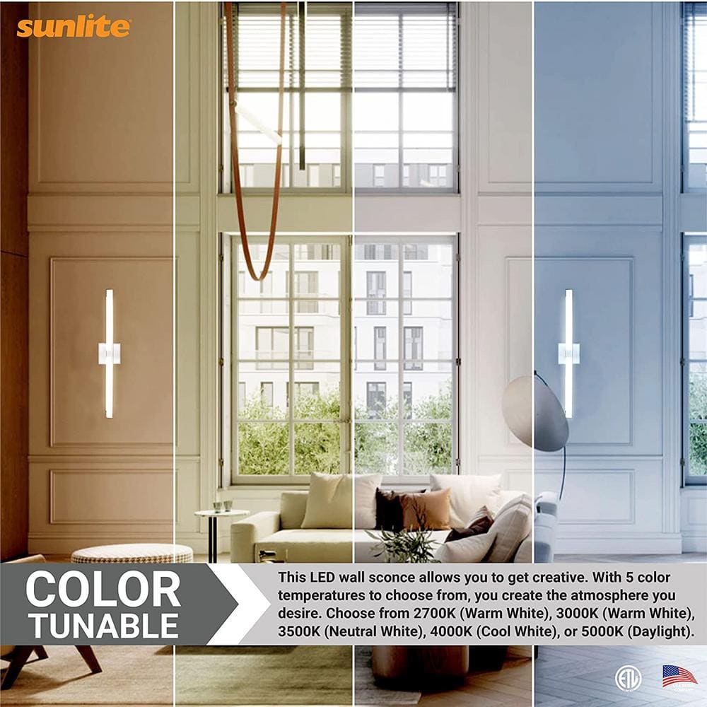 27-Inch Chrome LED Dimmable Vanity Light Fixture