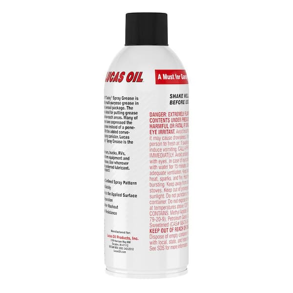 Reviews for Lucas Oil Lucas 11 oz. Red N Tacky Spray Grease | Pg 1 - The Home Depot Reviews for Lucas Oil Lucas 11 oz. Red N Tacky Spray Grease | Pg 1 - The Home Depot