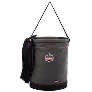 Ergodyne Arsenal 12.5 in. Tool Bucket with Top Gray Canvas 5940T