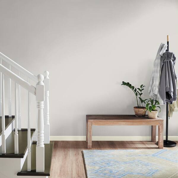 BEHR ULTRA 1 qt. PPU26 10 Chic Gray Extra Durable Flat Interior Paint Primer 172004