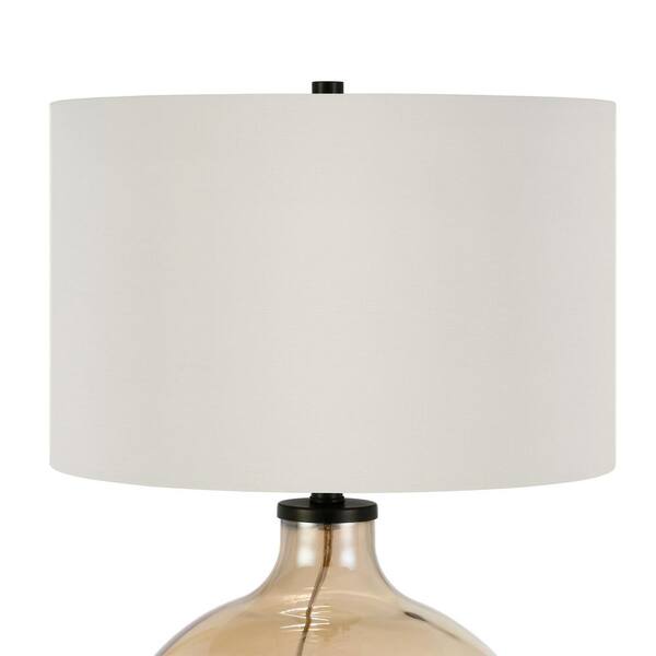 Meyer&Cross Laelia 24-3/4 in. Gold Luster Glass Table Lamp
