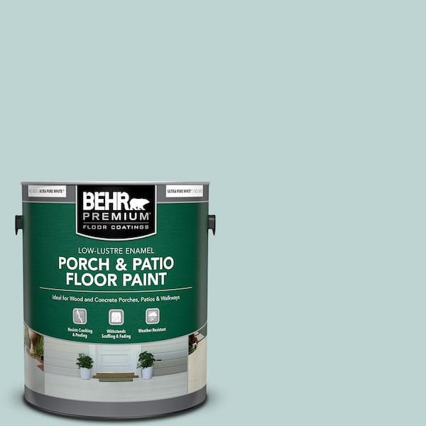 BEHR PREMIUM 1 gal. #SC-126 Woodland Green Low-Lustre Enamel  Interior/Exterior Porch and Patio Floor Paint 630001 - The Home Depot