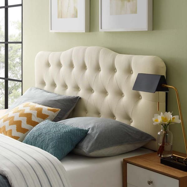 Modway Annabel Queen Upholstered Fabric, Images Of Fabric Headboards