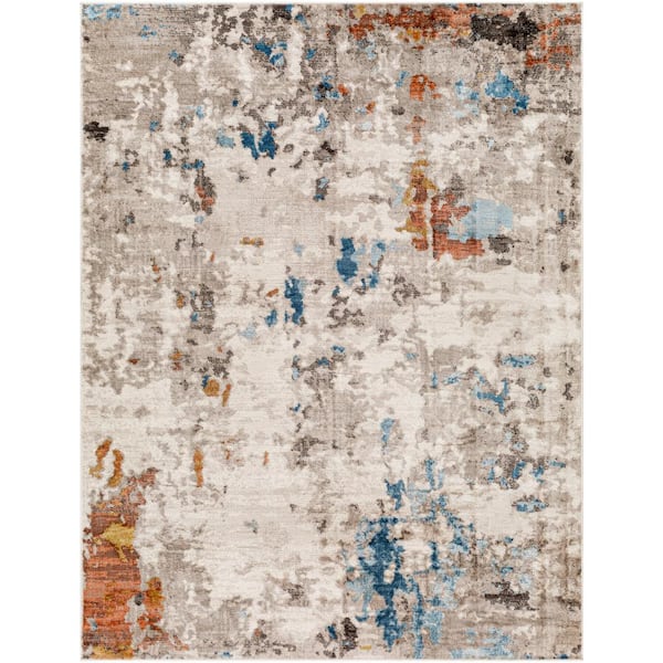 Livabliss Pertek Gray Doormat 2 ft. x 3 ft. Abstract Indoor Area Rug