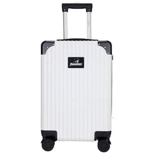 21 in. White Providence College premium 2-Toned Carry-On Suitcase