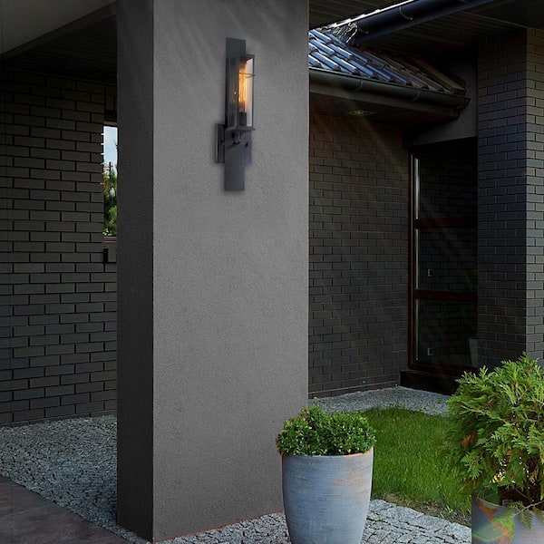 Eurofase Muller Collection 1-Light Bronze Outdoor Wall Lantern