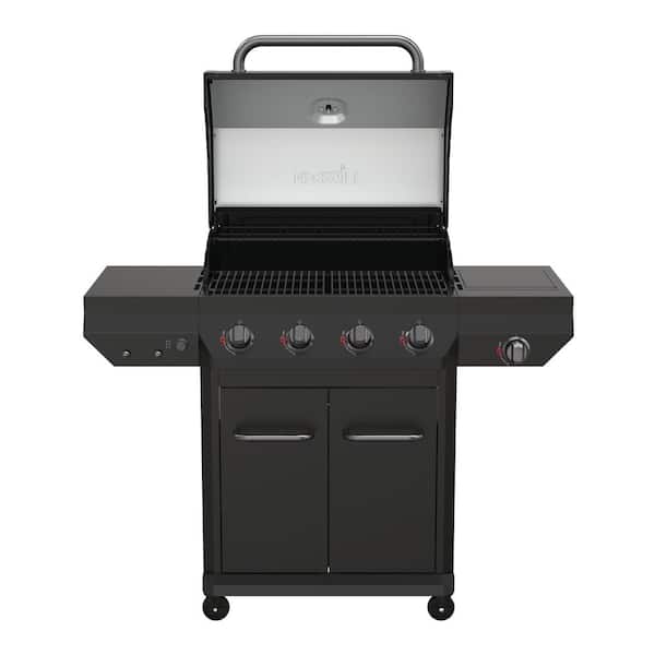 Nexgrill 4-Burner with Side Burner Propane Gas Grill in Black and
