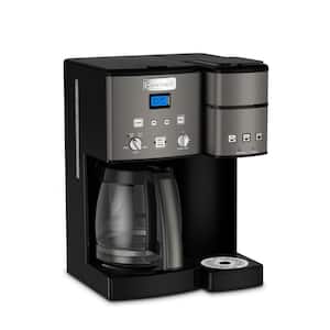 Elite Gourmet Single Serve 1-Cup Black Personal Drip Coffee Maker with  Stainless Steel Travel Mug EHC111AX - The Home Depot