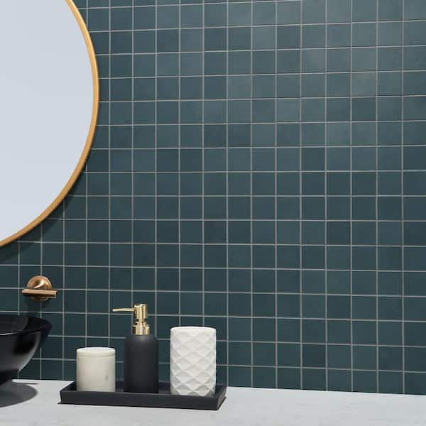 Ryx Karma 11.81 in. x 11.81 in. Matte Porcelain Floor and Wall Mosaic Tile (0.96 sq. ft./Each)