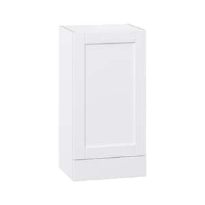 Mancos Bright White Shaker Assembled Wall Kitchen Cabinet with a Drawer (18 in. W x 35 in. H x 14 in. D)
