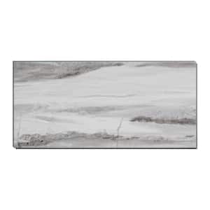 23.23 in. L x 11.1 in. W Louvre Granite No Grout Vinyl Wall Tile (17.9 sq. ft./case)