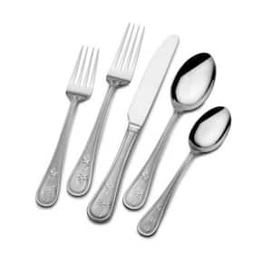Palm Breeze 20-Piece 18/0 Stainless Steel Flatware Set (Service for 4)