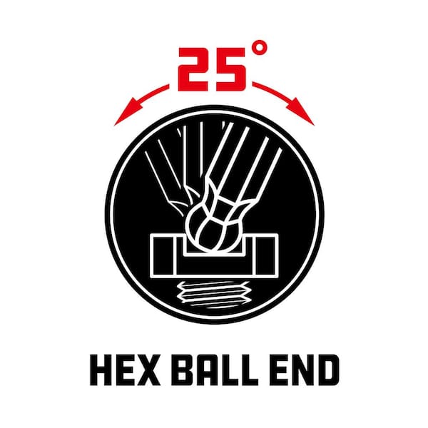 Powerbuilt 13-Piece Metric Long Arm Magnetic Hex Key Wrench