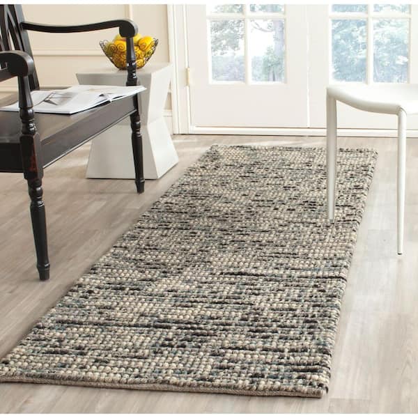 Bohemian Grey/Multi 3 ft. x 6 ft. Striped Runner Rug