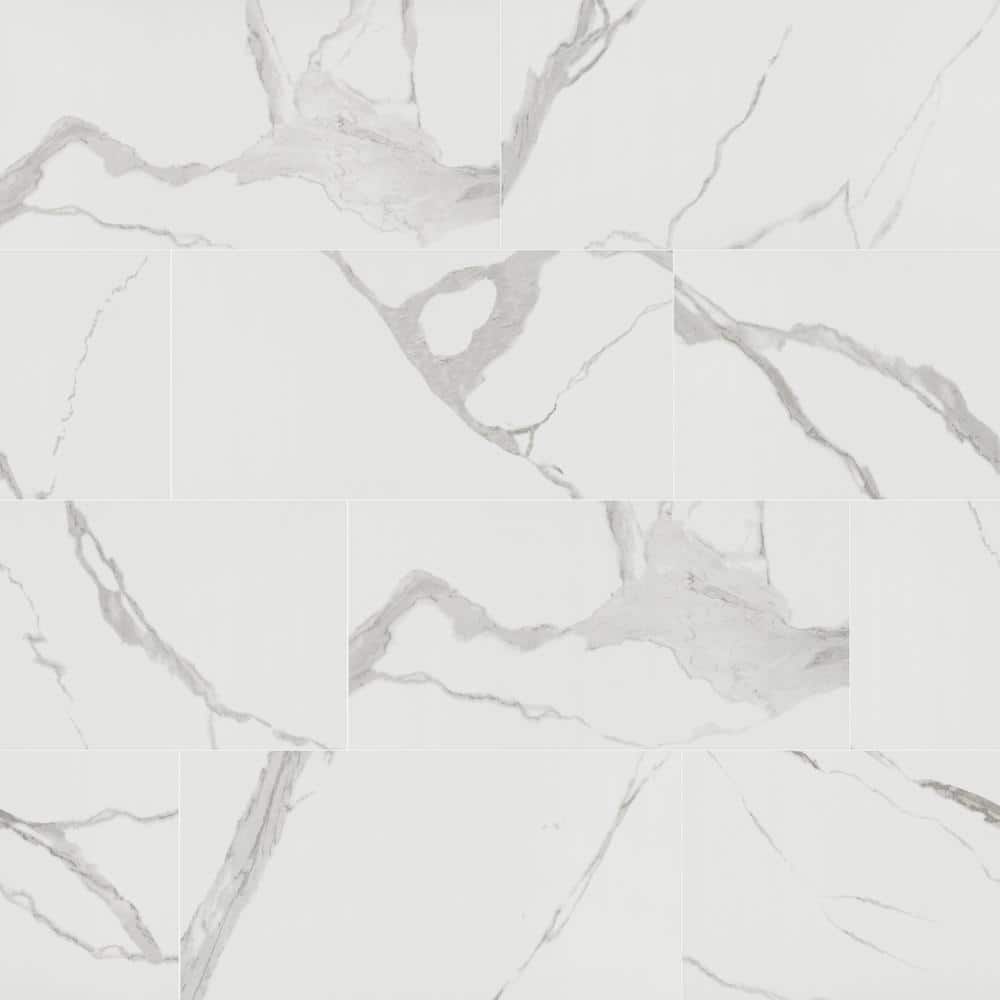 Ader Tegal 12 in. x 24 in. Matte Porcelain Marble Look Floor and Wall Tile (448 sq. ft./Pallet) price history on PriceWatchPro