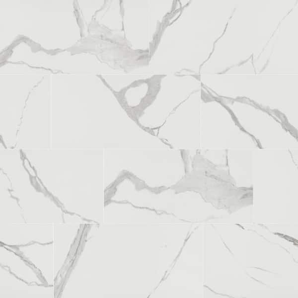 MSI Ader Tegal 12 in. x 24 in. Matte Porcelain Marble Look Floor and Wall Tile (448 sq. ft./Pallet)