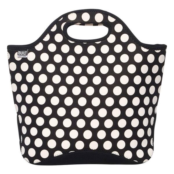 Built Black and White Reusable Shopper Tote Bag