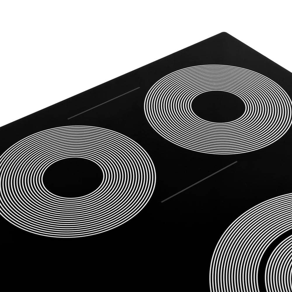Cosmo 36-Inch Black Ceramic Glass Cooktop with 5 Burners