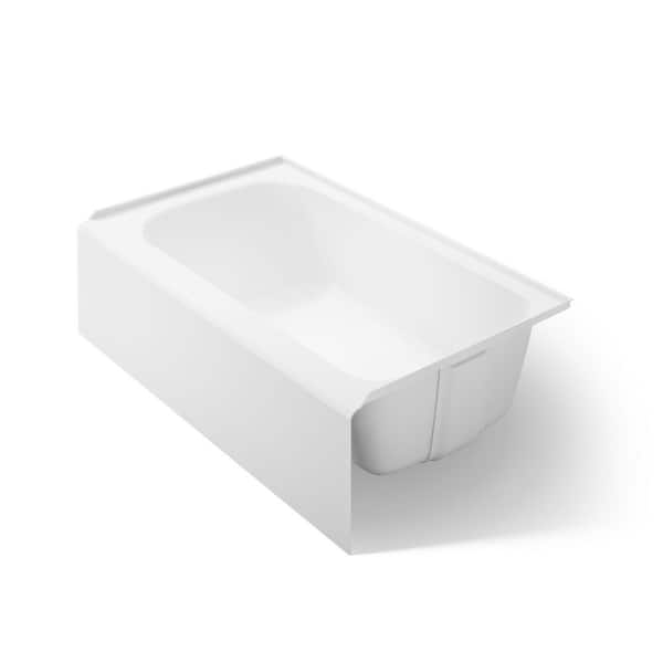 Paces 60 in. x 36 in. Soaking Bathtub with Right Hand Drain in White