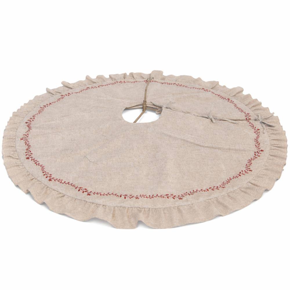 Holly 56 in. Red Christmas Tree Skirt price history on PriceWatchPro
