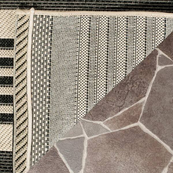 safavieh black bone indoor outdoor rug