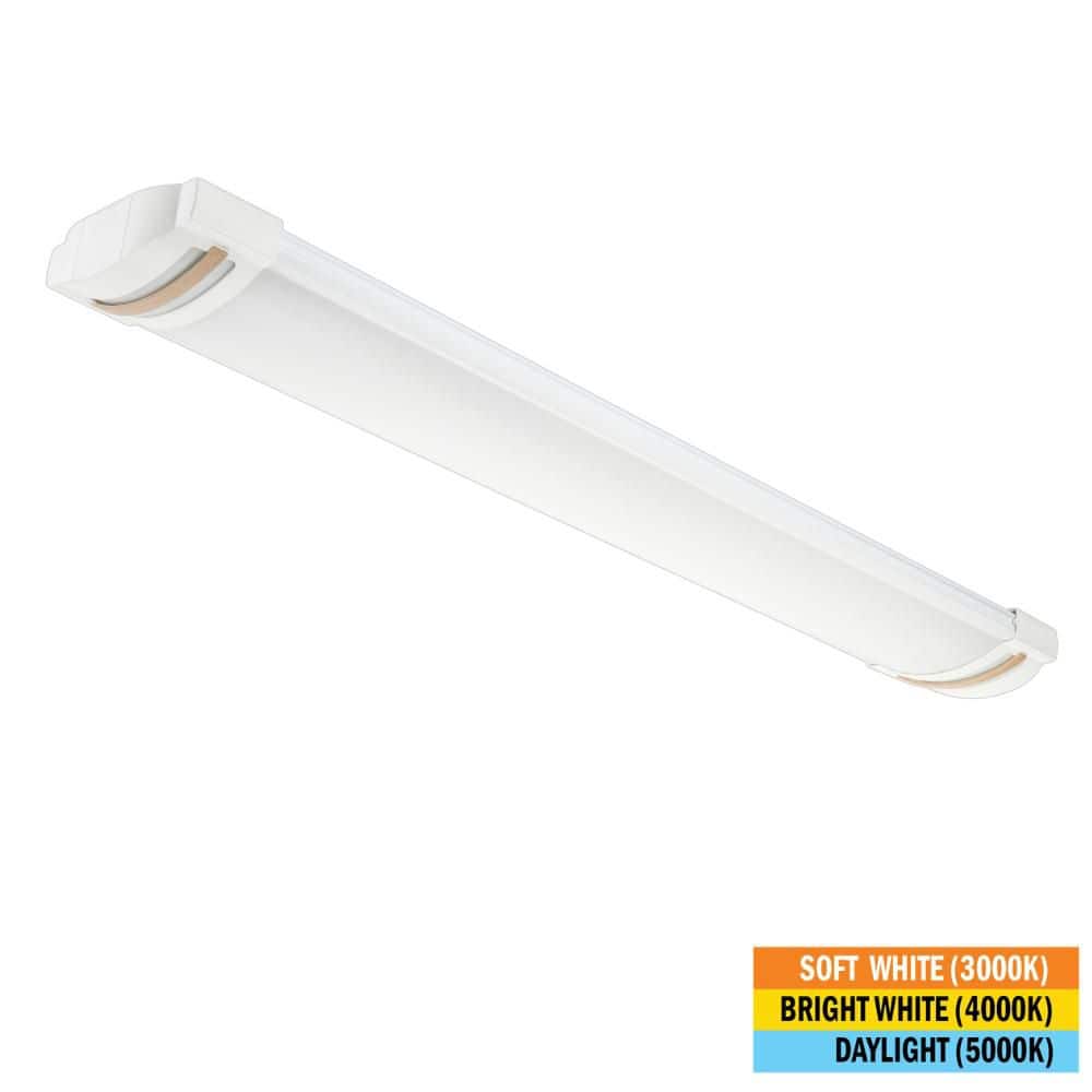 46 in. x 7.5 in. LED Flush Mount Ceiling Light White End Caps Cherry Design Trim 5200 Lumens 72-Watt 3000K 4000K 5000K price history on PriceWatchPro