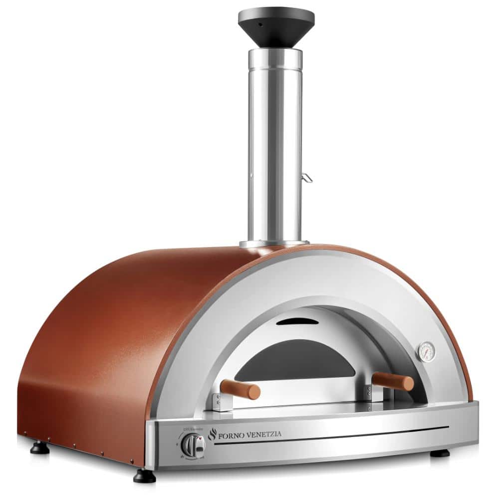 Torino 24 in. x 32 in. Counter Top Oven, Natural Gas Hybrid, Outdoor Pizza Oven in Cappuccino price history on PriceWatchPro