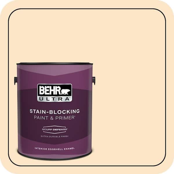 BEHR ULTRA 1 gal. #M260-2 Light Nougat Extra Durable Eggshell Enamel Interior Paint & Primer