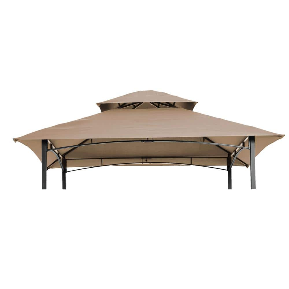 Reviews for 8 ft. x 5 ft. Outdoor Grill Gazebo Canopy Replacement ...