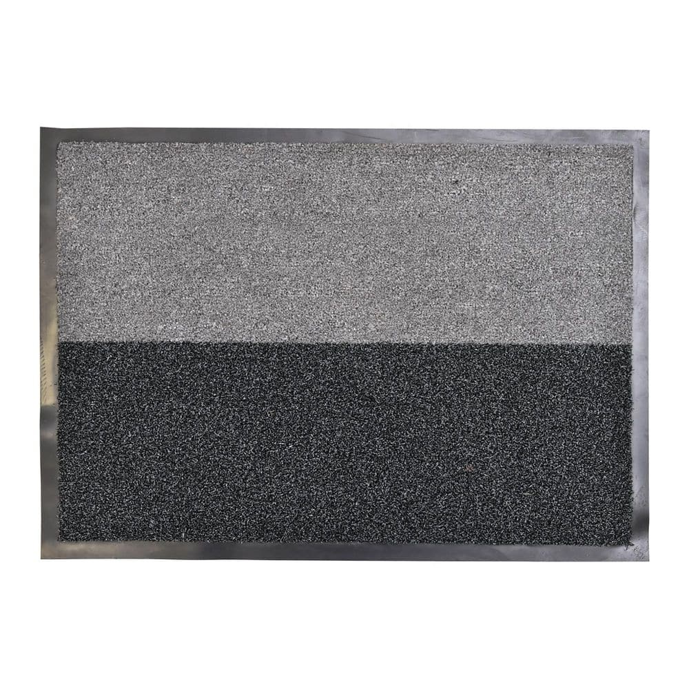Magic Gray Black 19.75 in. x 27.5 in. Polypropylene Ultra-Thin Anti-Slip Machine Washable Indoor/Outdoor Door Mat price history on PriceWatchPro