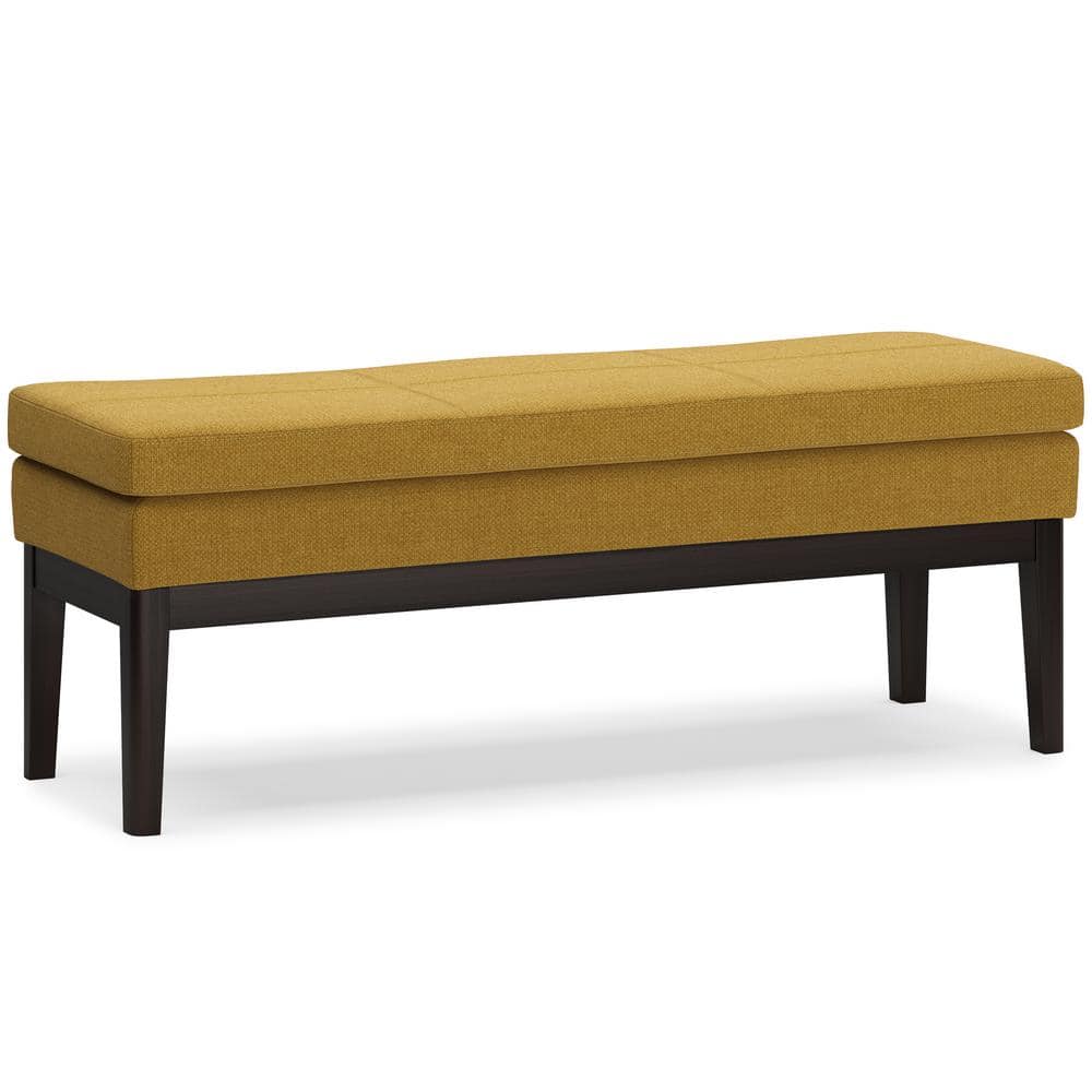 Simpli Home - Carlson Ottoman Bench - Marigold