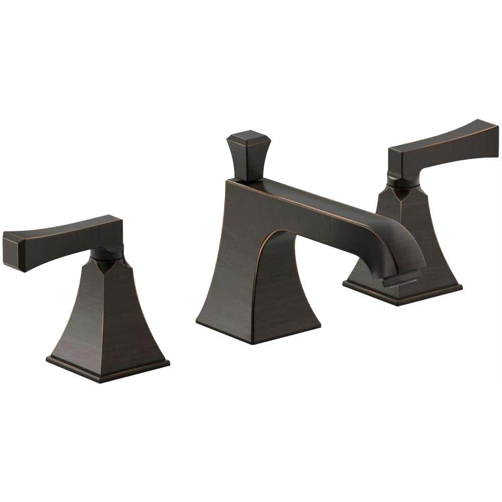 Kohler Memoirs 8 In Widespread 2 Handle Water Saving Bathroom Faucet With Deco Lever Handle In 4641