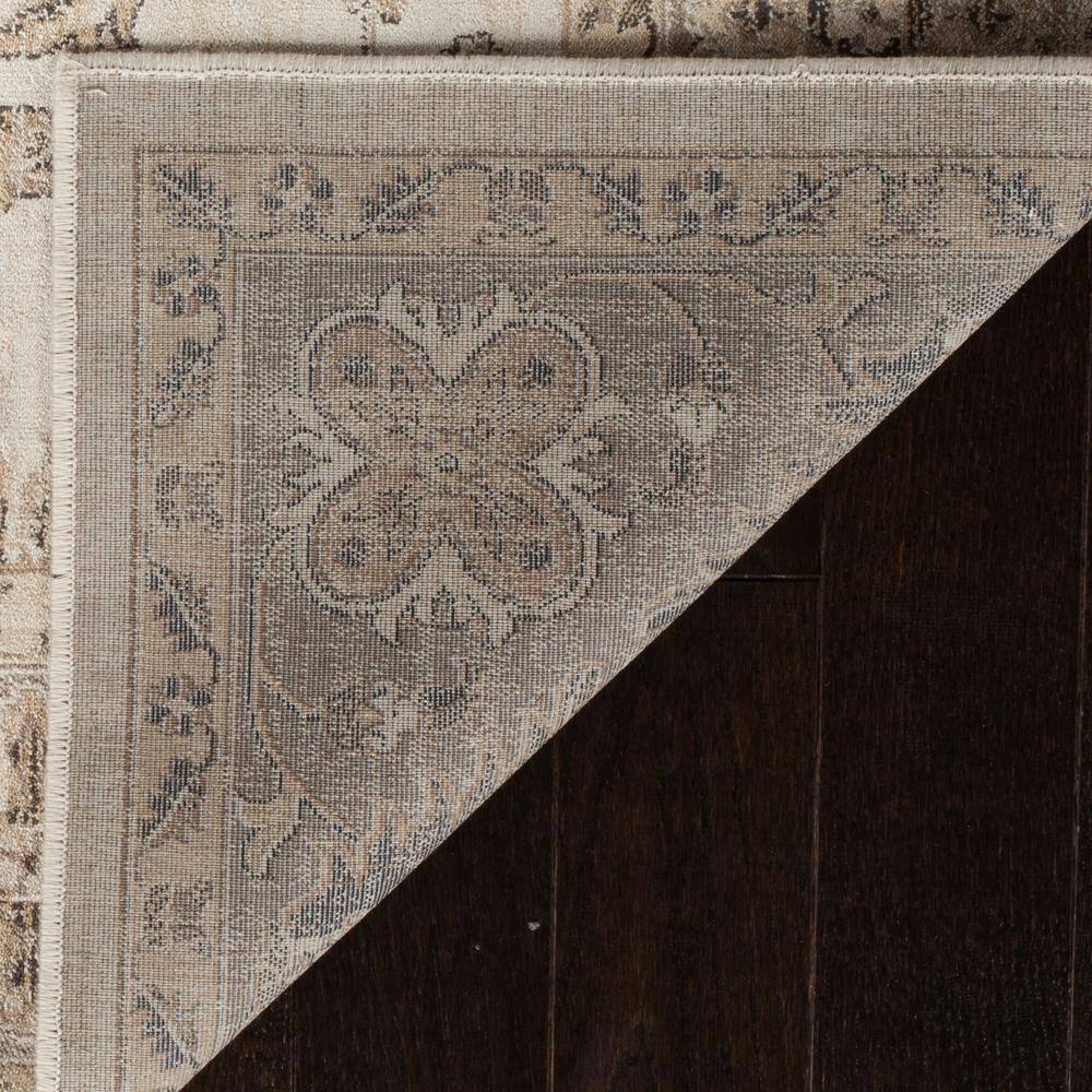 Elegance Reimagined Gray Wool-Blend 6' Round Area Rug