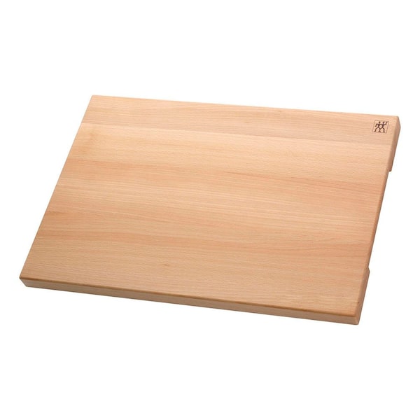 Natural Beechwood 21.00 in. x 16.00 in. Rectangle Wood Cutting Board
