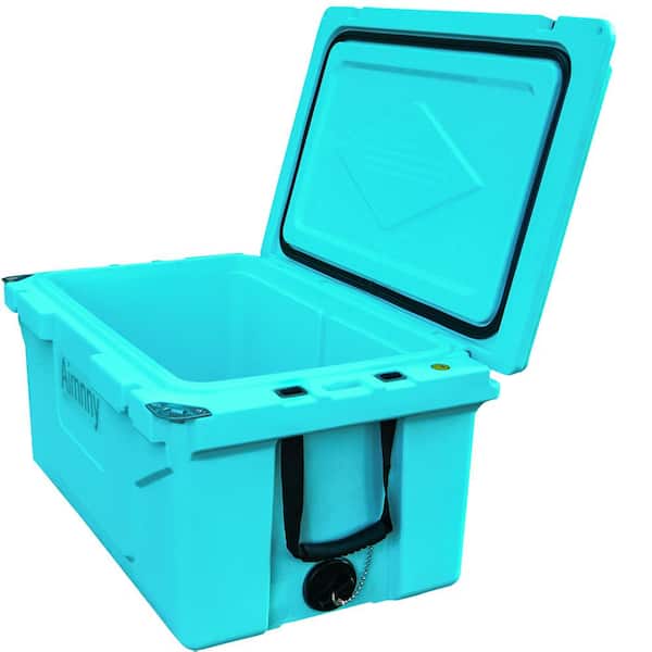65 qt. Blue Outdoor Camping Picnic Fishing Portable Cooler Portable Insulated Camping Cooler Box